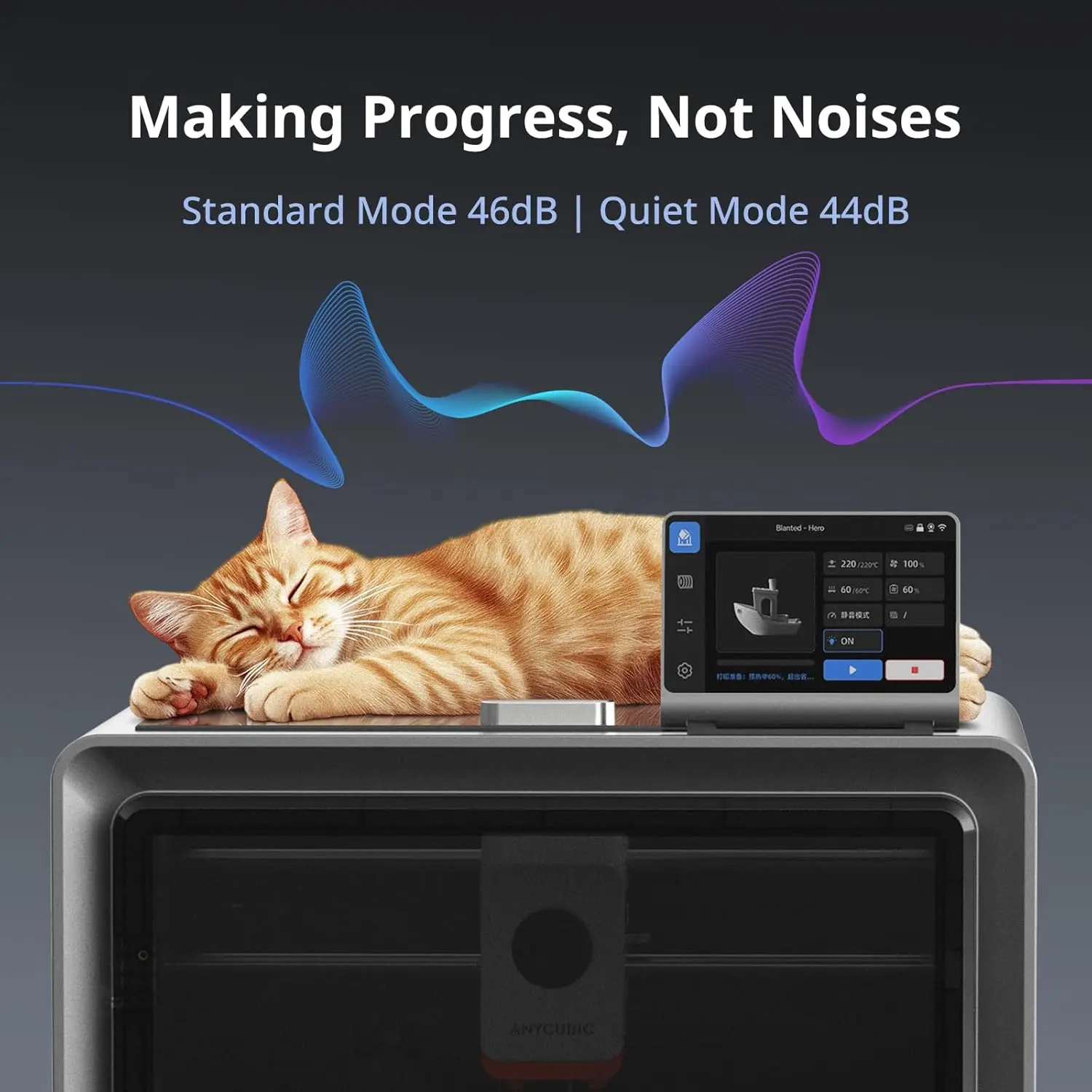 AnyCubic Kobra S1 コンボ マルチカラー 3D プリンター 高精度