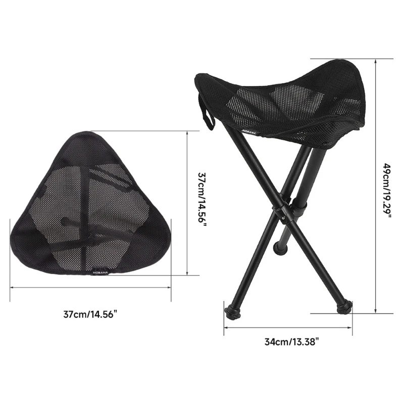 Tripod Hunting ChairsPortable Folding Tripod Stool Fishing Chair for Camping