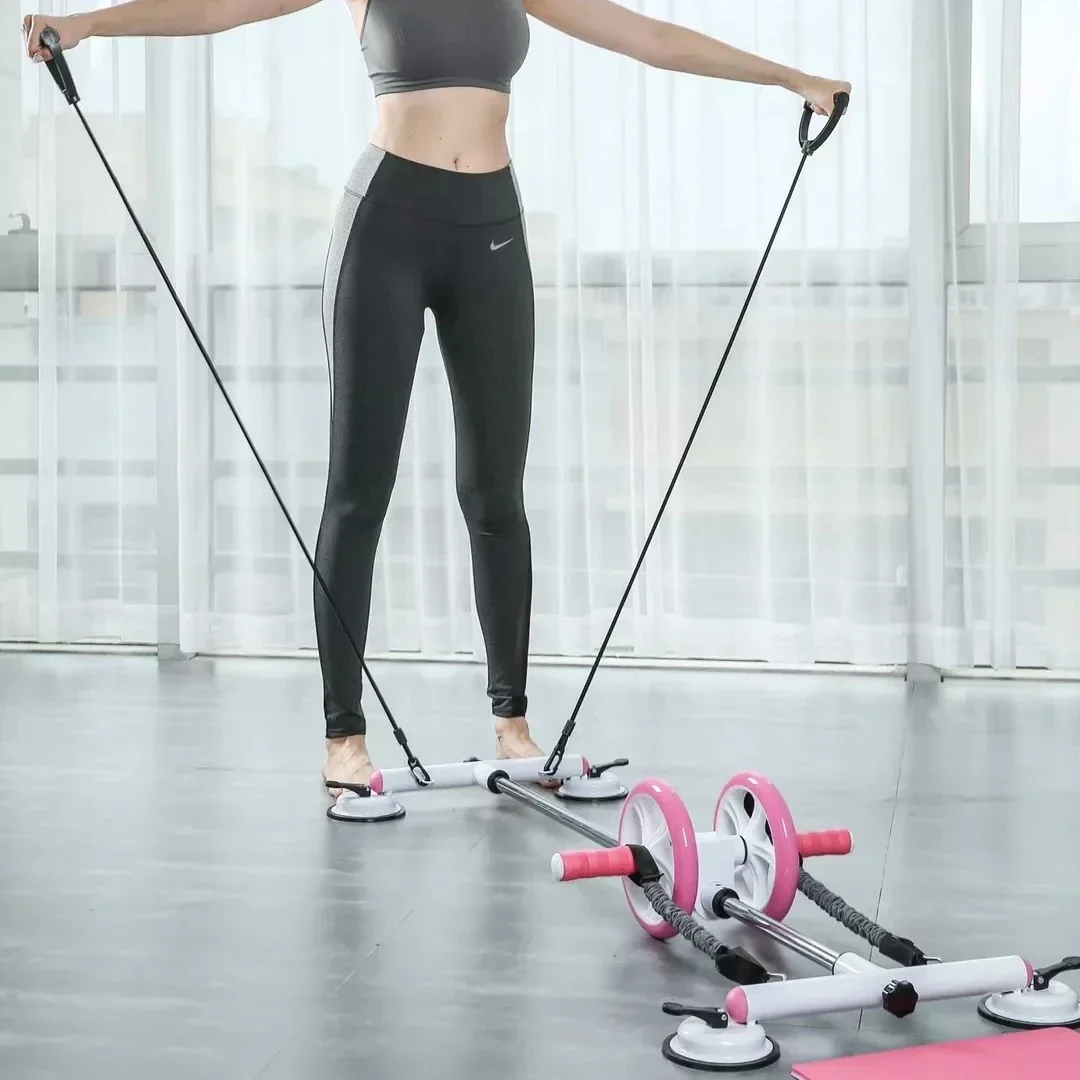 CHENGMO SPORTS new listing gym home fitness multifunctional ab wheel roller set sit up aid 4 in 1 stretching training