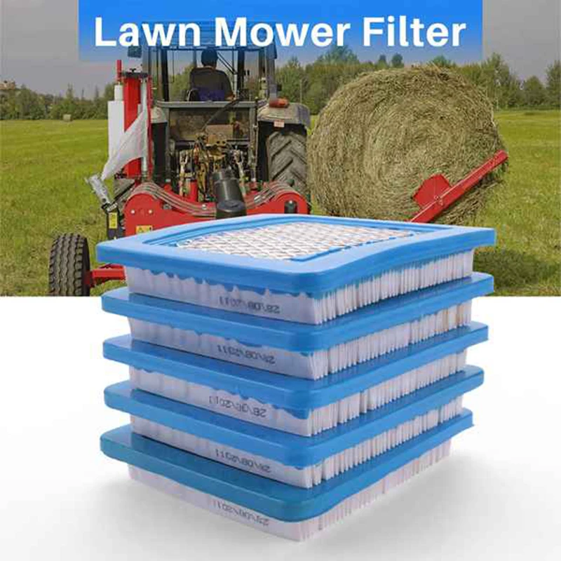 10 Pack 491588S Air Filter Replace for Briggs Stratton 491588 4915885 Flat Air Cleaner Cartridge Lawn Mower Filter