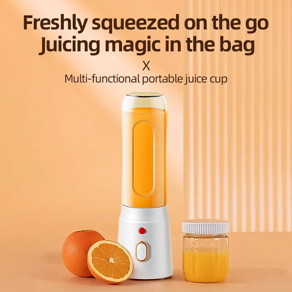 Description Picture 4 of itemPortable Wireless Blender Electric Fruit Juice Machine For Orange Ice Crushing 10 Blades Auxiliary Food Machine 1500mA Mixer