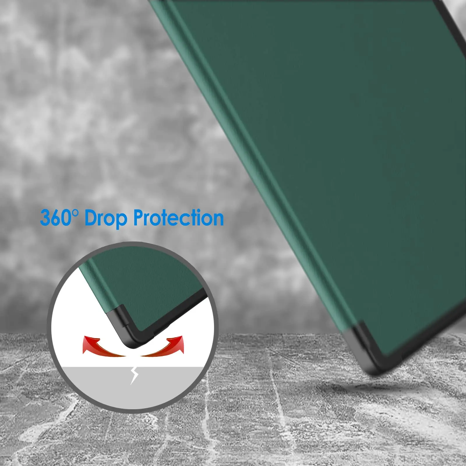 Magnetic Tri-Fold Stand Protective Tablet Case, 10.4 Inch, 2022 Edition