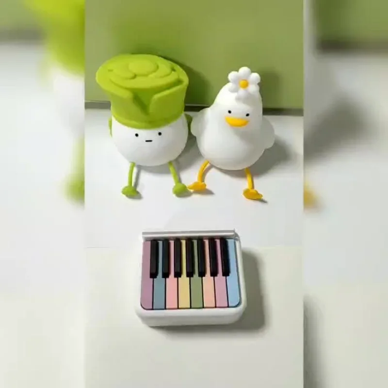 Portable Mini Electronic Keyboard Piano Calendar Music Sheets Toy Boy Girl Mini Electronic Piano with Calendar Cards