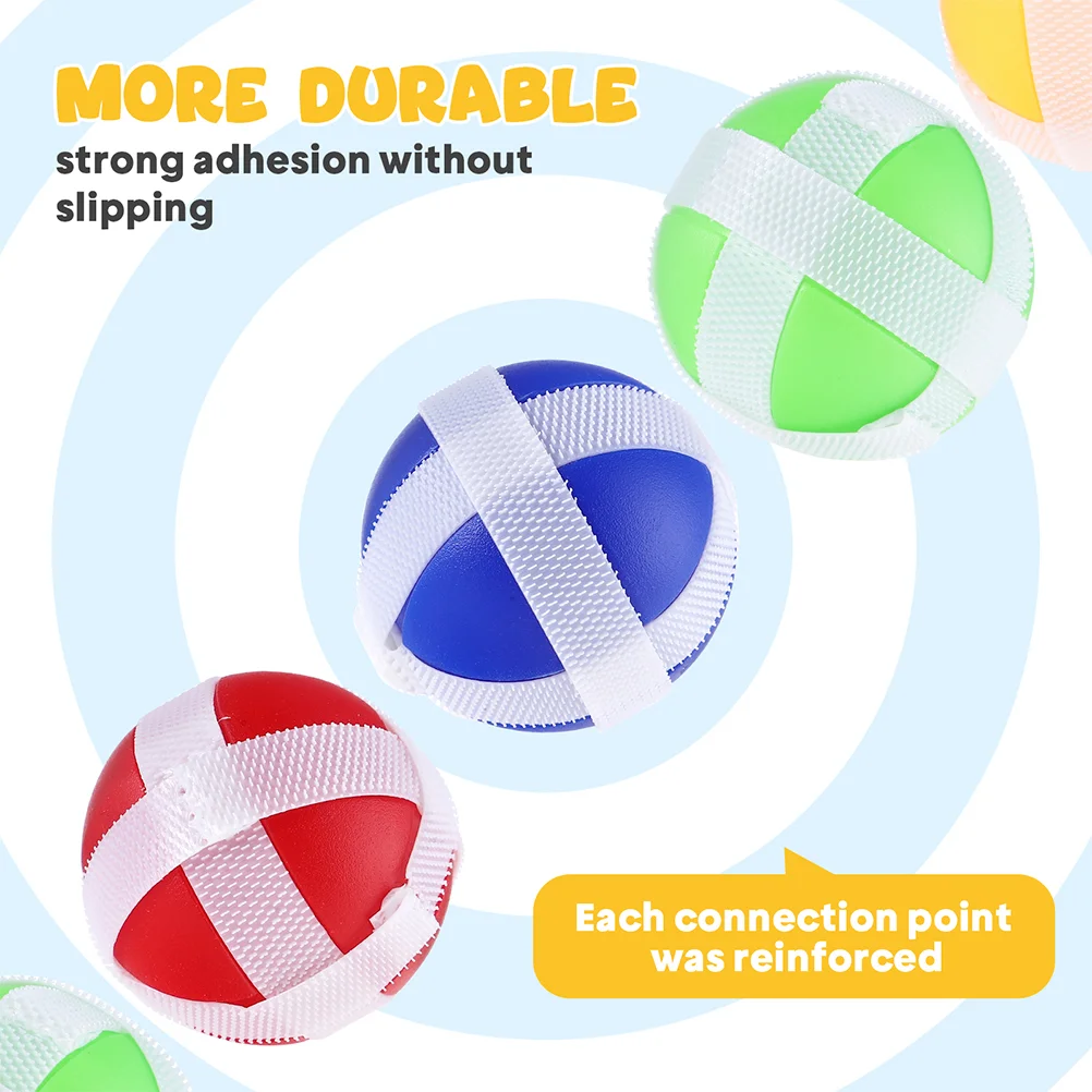 Sticky Ball Toy Children Balls Plastic Accessories Hook and Loop Kids Fabric Board 2