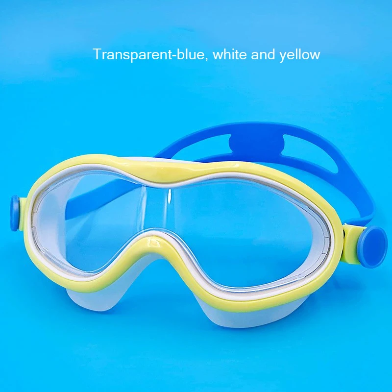 Children's swimming goggles Macaron PC anti fog swimming goggles waterproof large frame goggles 6