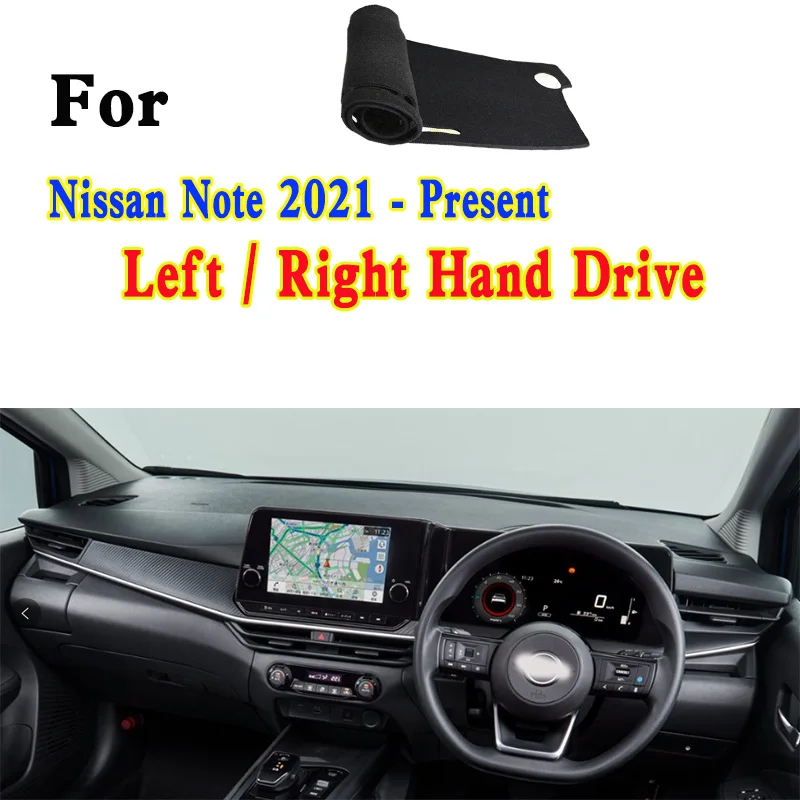 For Nissan Note e-Power E13 Aura Nismo Car-Styling Dashmat Dashboard Cover  Instrument Panel Insulation Protective Pad Ornaments