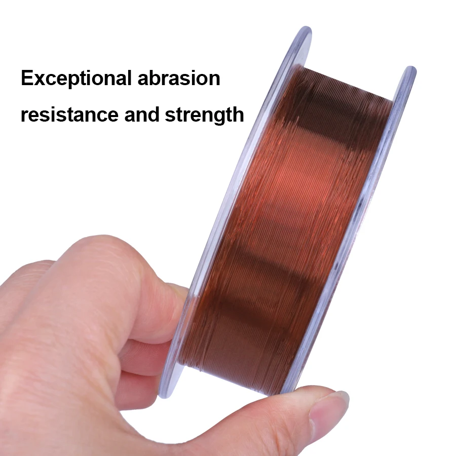 FTK Fluorocarbon Coating Fishing Line 100m/300m 0.14mm-0.50mm Carbon Fiber Leader Line Fishing Lure Wire Sinking