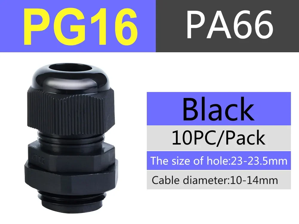 PG16 BK 10 pcs
