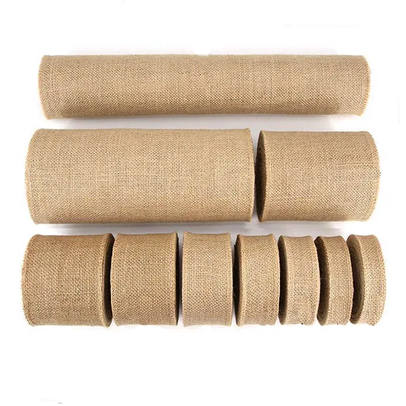 8 Rotoli Nastro Iuta E Pizzo Vintage | Set Con Spago Di Canapa 20m | Decorazioni Fai Da Te Per Matrimoni, Natale, Confezioni Regalo