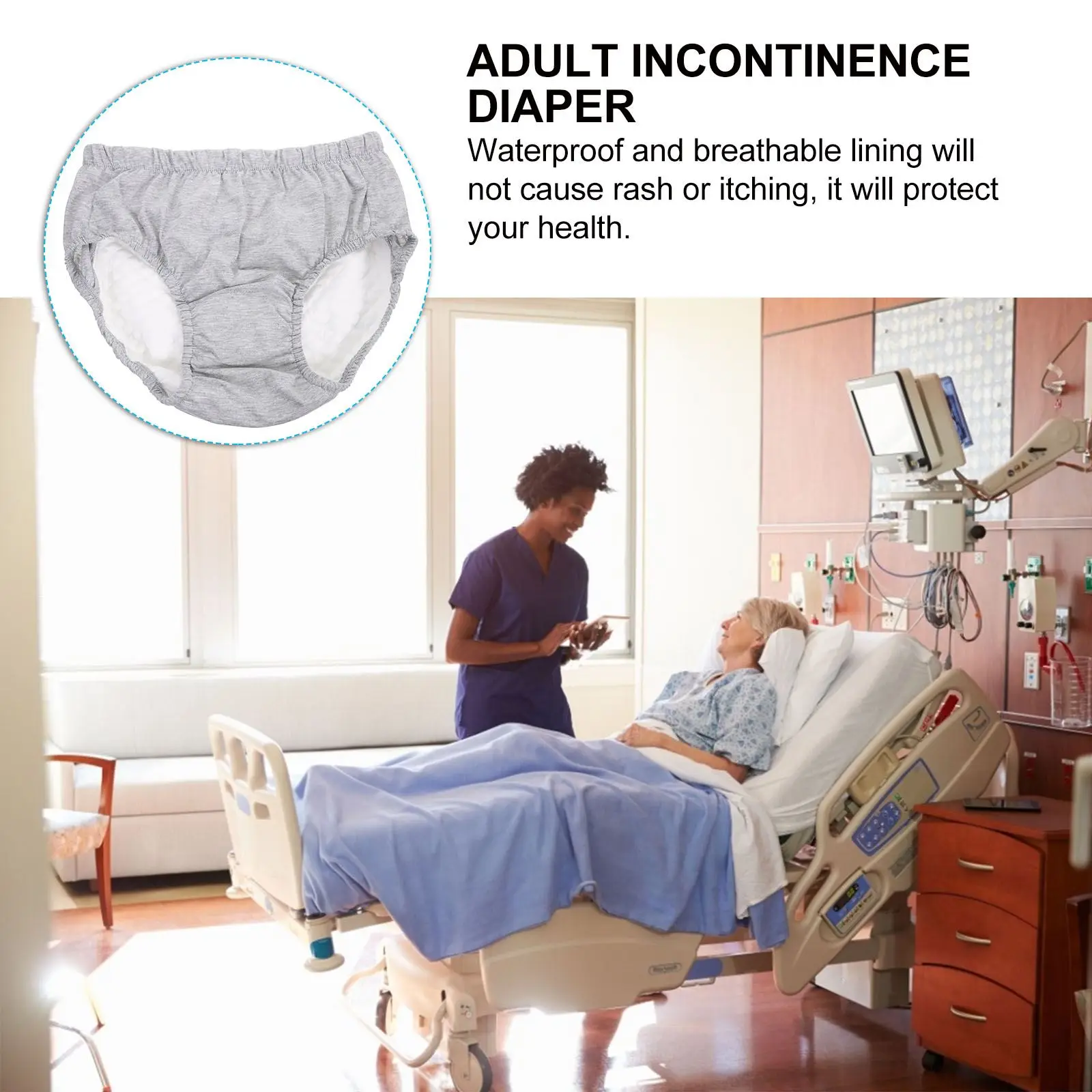 Elderly Anti-Urine Nursing Old People Adult Diapers Reusable Bed Soaker Disposable for Adults 4
