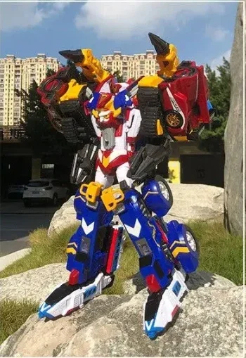 6 IN 1 マスター V 究極のトボット変換車ロボット玩具韓国漫画