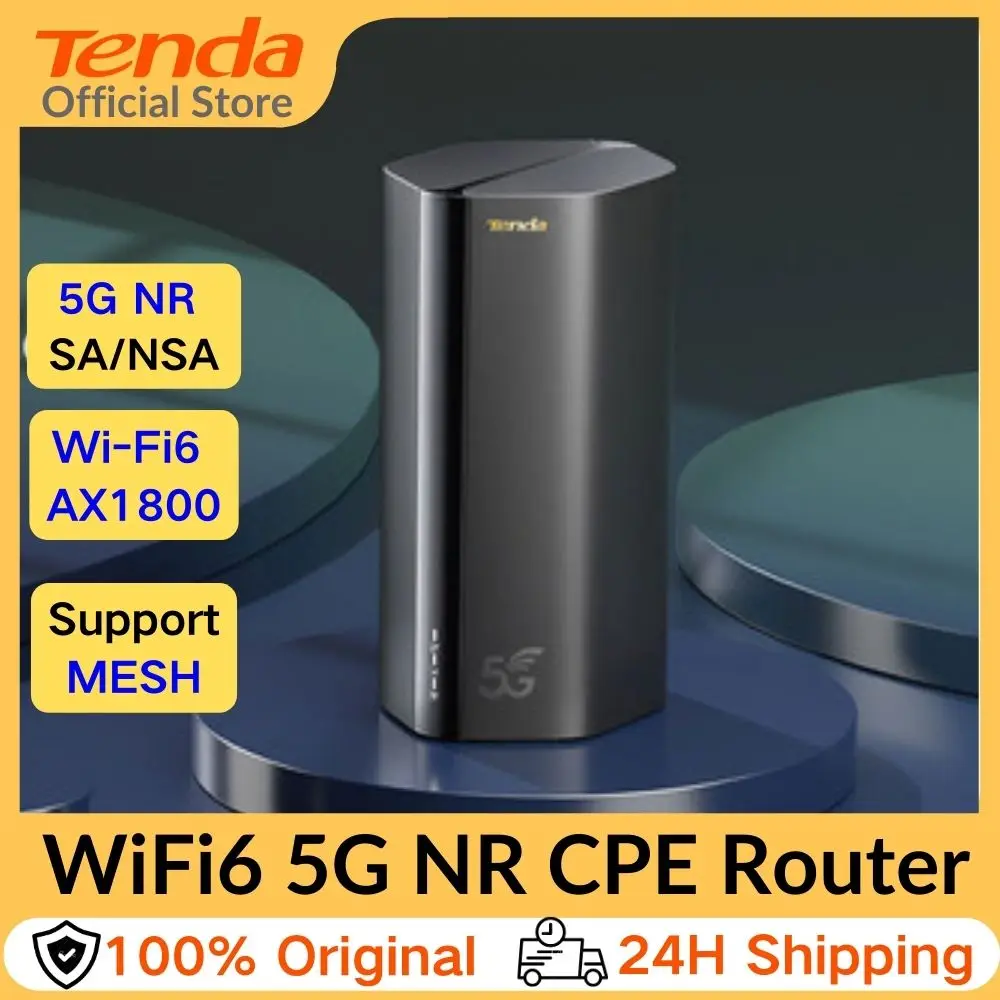 Tenda WI-FI6 5G modem 5g wifi sim card slot CPE WiFi router 5G/4G/3G  Multi-Mode 2.4g 5ghz WiFi mesh Router AX1800 WiFi 6 Router