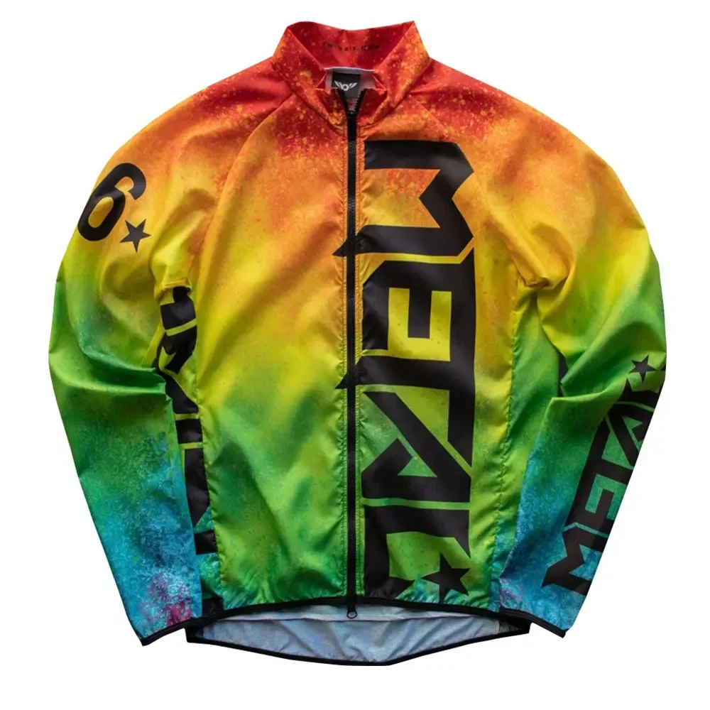 Spring/autumn Bike Windproof Waterproof Men Cycling Jersey Top Road Bike Apparel Non-thermal Bicycle Jacket Lightweight Twin Six