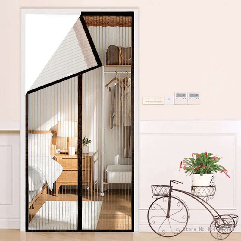 Magnetic Screen Door Curtain, Anti Mosquito Net, Insect Fly Bug Curtains, Automatic Closing Mesh, Custom Size and Large Size 1Pc