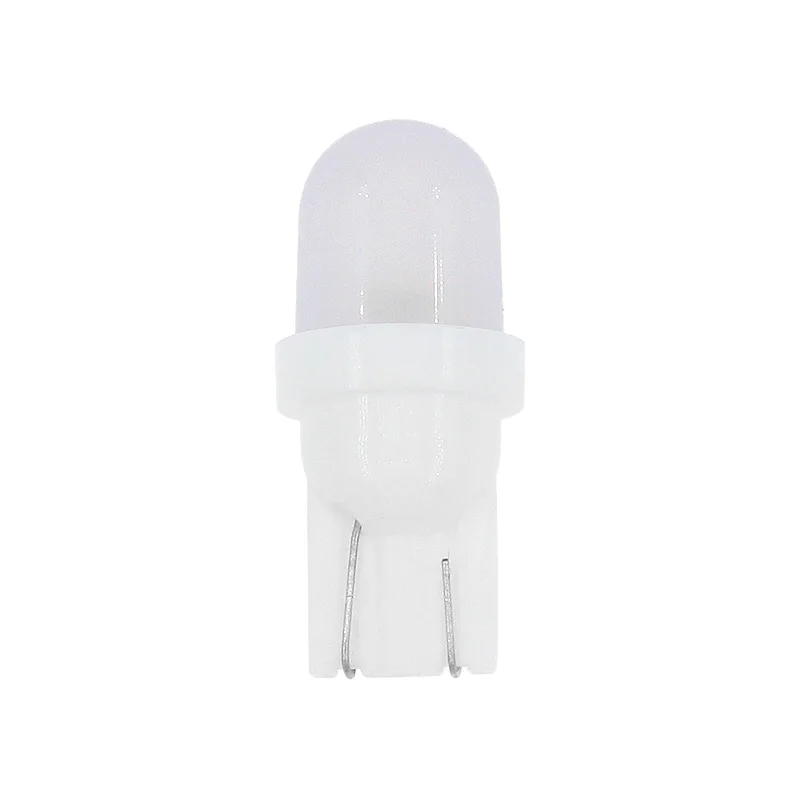 10PCS T10 LED Reading & License Plate Light Bulbs - 6V Bright White