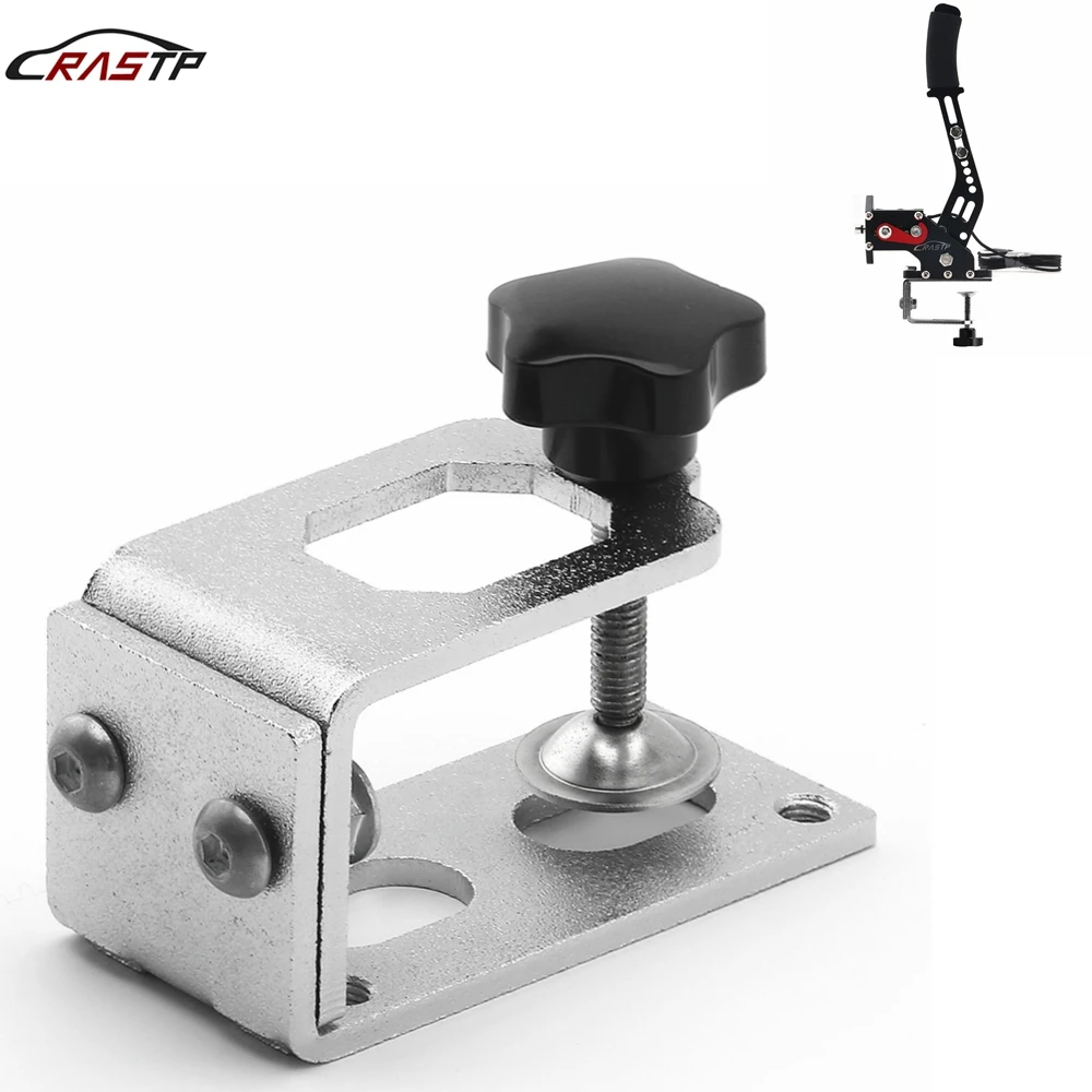 Rastp -Table Bench Heavy Duty Grip Clamp Bracket Designed for USB Handbrake Sim Racing Handbrake Racing Game Bracket RS-HB020