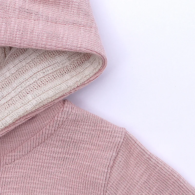 Autumn Newborn Clothes Baby Girls Pink Bunny Romper Infant Cute Cotton Jumpsuit Toddler Playsuit Overalls Boys Long Sleeve Cloth 4
