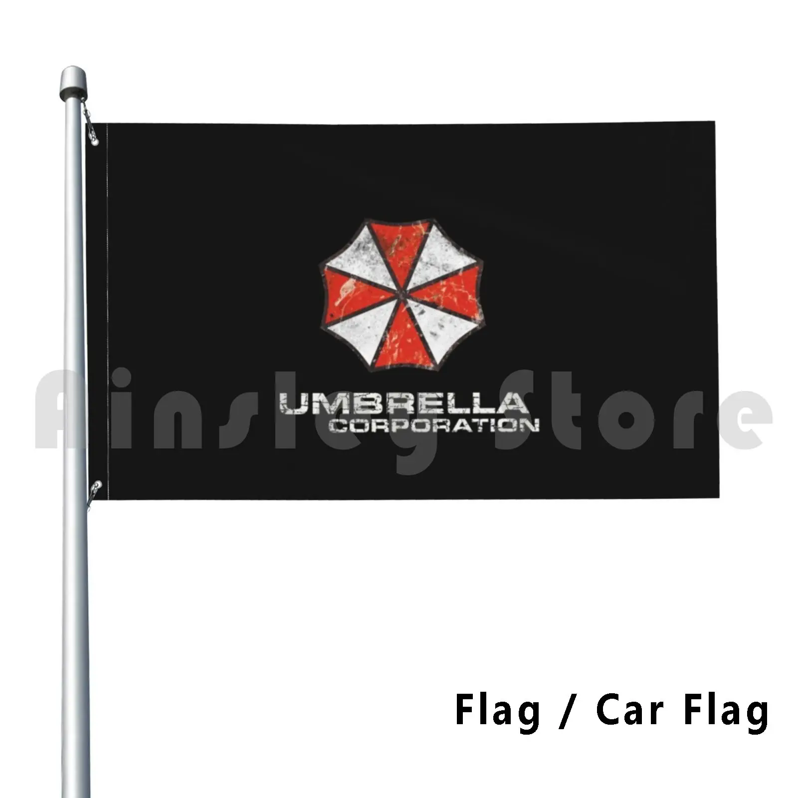 Ombrello Società Bandiera Auto Divertente Ombrello Società Ombrello Zombie Biohazard Male Residente