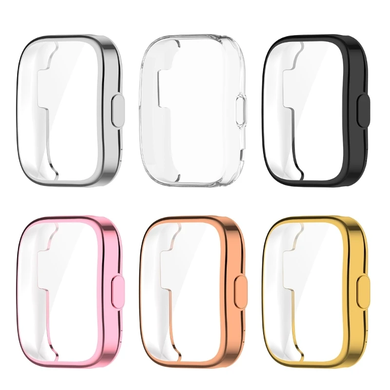 

Screen Protector Case For Amazfit Bip 5 (A2215) Full Coverage TPU Bumper for Smartwatch Protective Cover Case Dropship