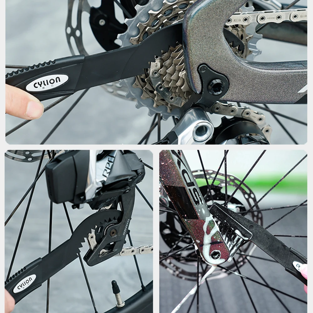3/8PCS 자전거 자전거 청소 도구 세트 자전거 청소 브러쉬 세트 산악 도로 BMX 접이식 자전거 용 자전거 청소 브러쉬 도구