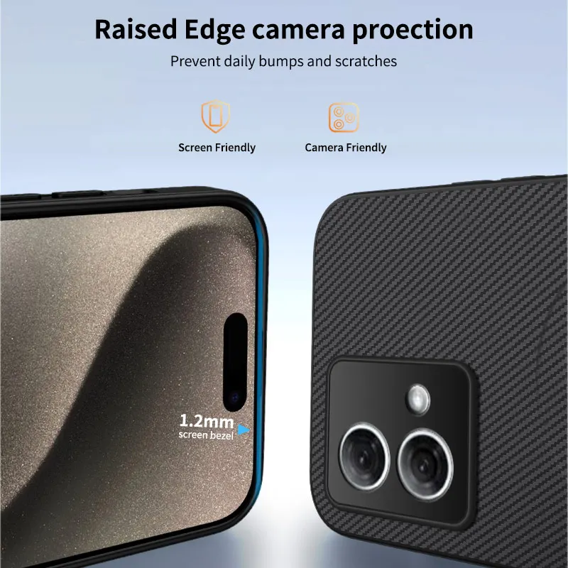 Magnetic Carbon Fiber Phone Case with Enhanced Protection