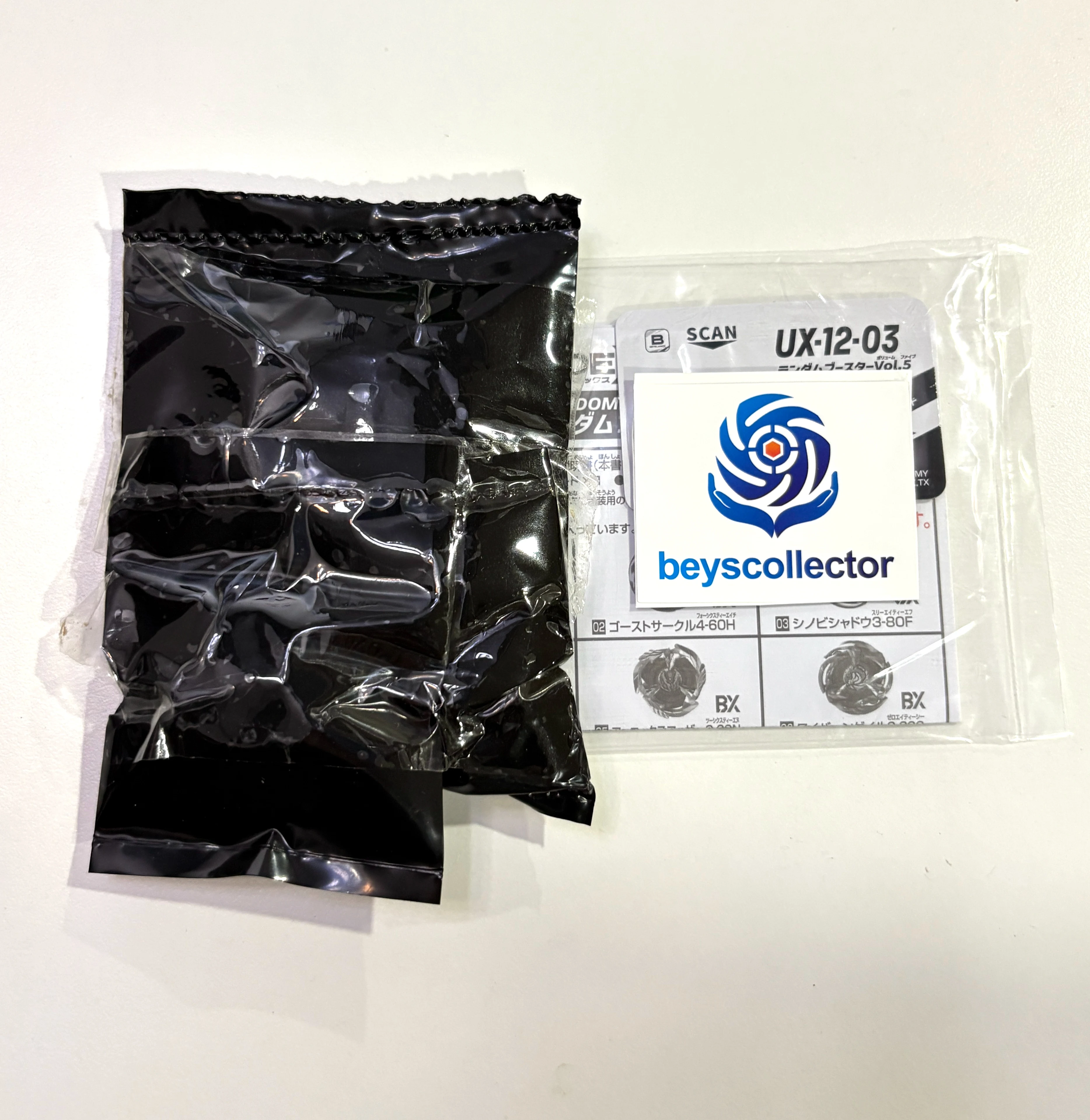 GENUINE beyscollector TT UX-12 03: Shinobi Shadow 3-80F spinning top toy beyblade toys battle top toy battle tops beyblades burst gyro gyro toupie