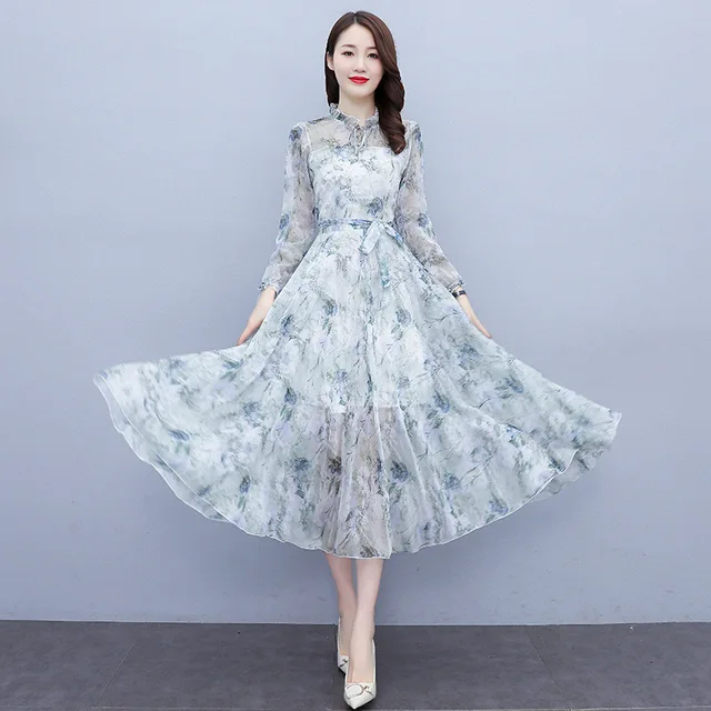 Vestido de Flores Fragmentadas