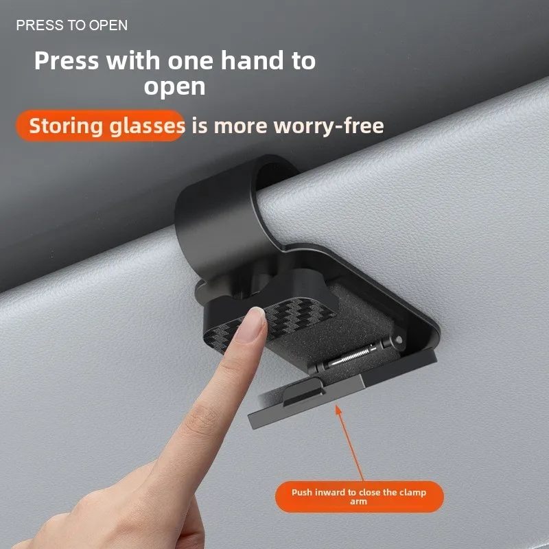 Clip per occhiali da sole per auto, portaocchiali da sole, portaocchiali, clip porta biglietti e carte per auto, accessorio per interni auto - Image 3