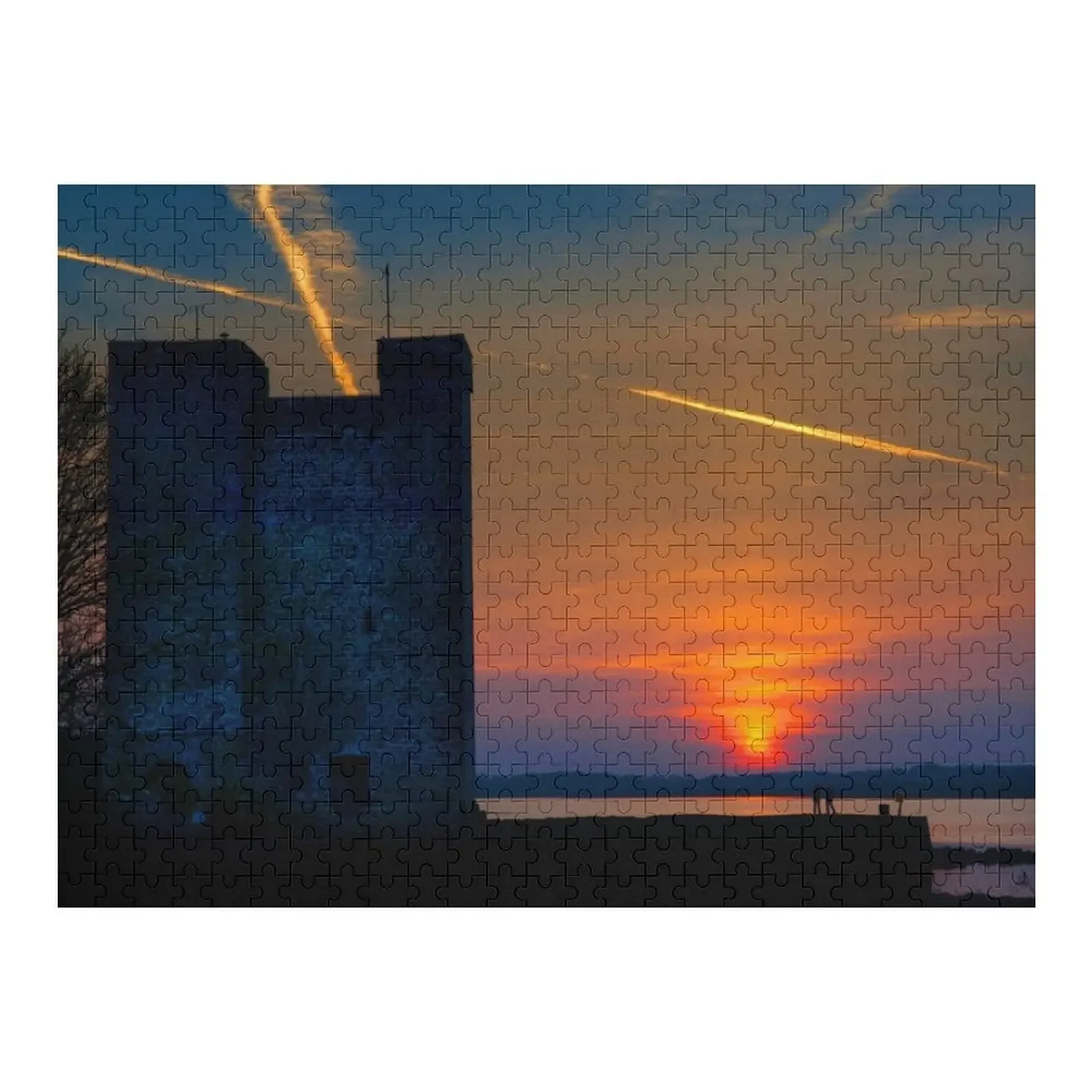 

Oranmore Castle Sunset, Galway Jigsaw Puzzle Diorama Accessories Christmas Gifts Custom Jigsaw Iq Puzzle