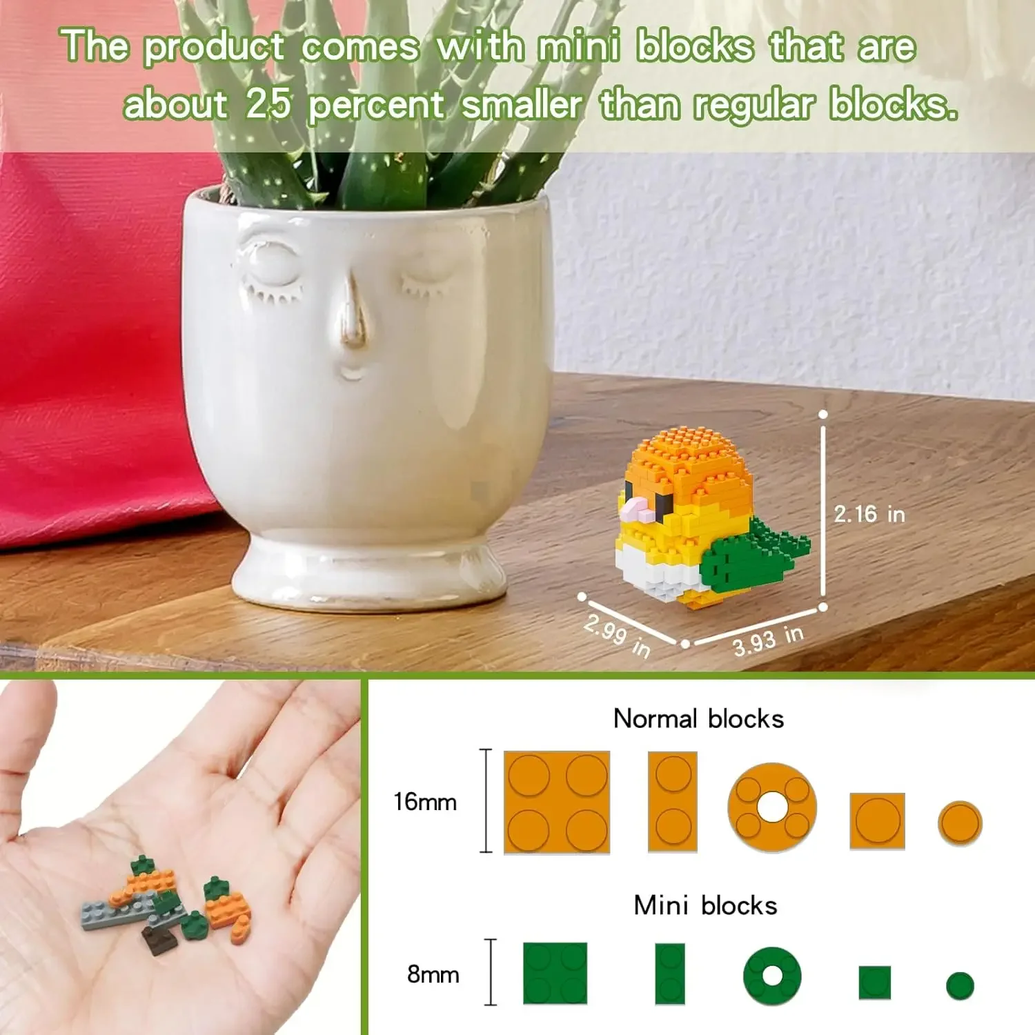 Building Block Toy Cute Parrot Birds Micro Blocks Cockatiel Budgerigar DIY Assembled Pigeon Macaw 3D Model Mini Figure For Kids