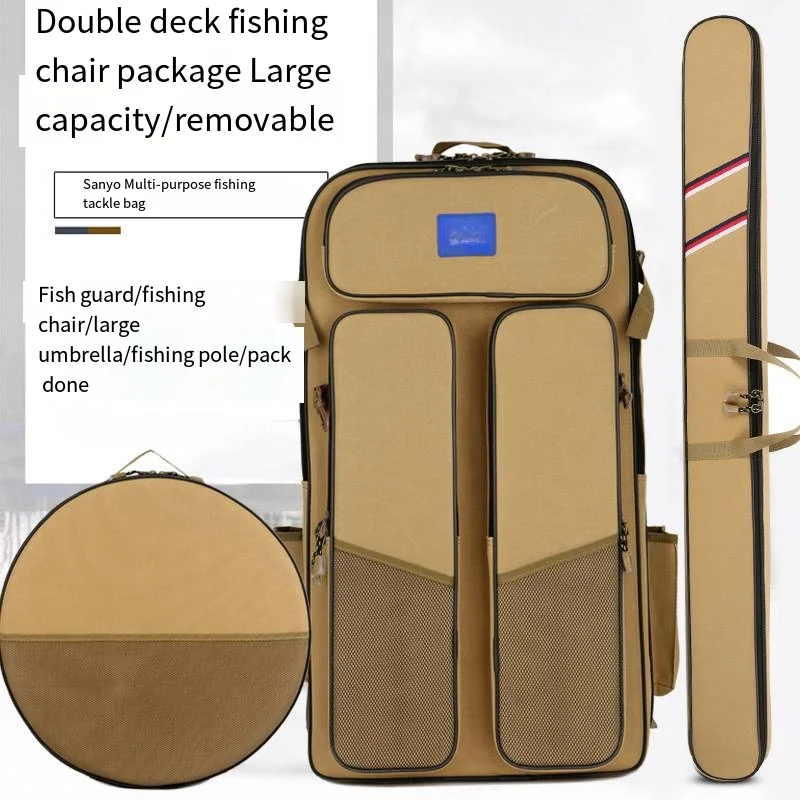 New Multi-purpose Fishing Chair Bag with Detachable Shoulder and Back  Fishing Gear Bag, Fish Protection Bag,fishing Tackle Bag - AliExpress