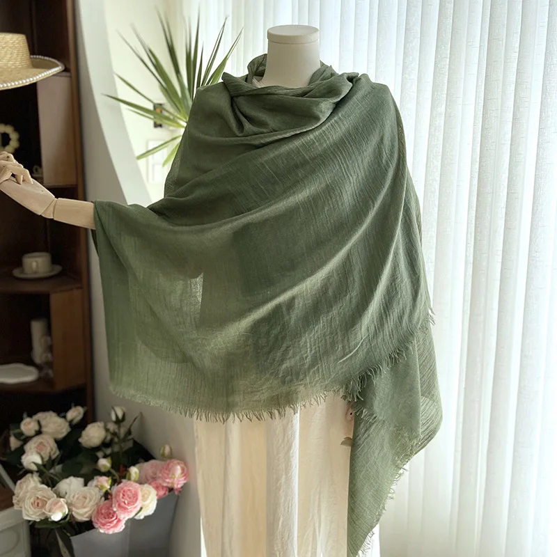 Grande Sciarpa Quadrata Oversize Morbida – Scialle Pashmina Invernale Reversibile Per Donna – Coperta Leggera Da Viaggio
