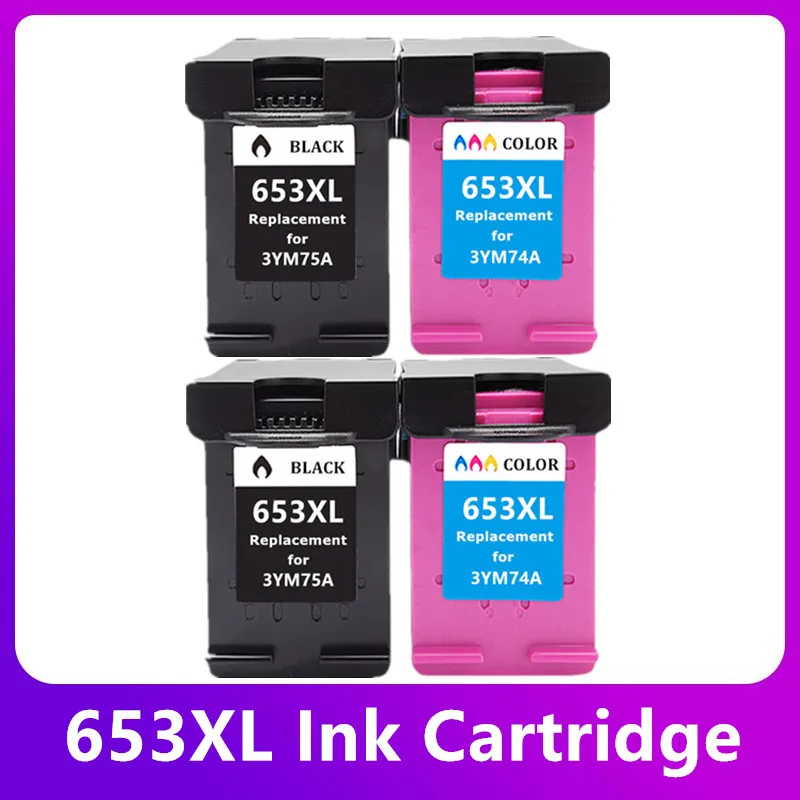 

Восстановленный чернильный картридж для принтера HP 653 653XL HP 653 XL DeskJet Ink Advantage 6075 6475