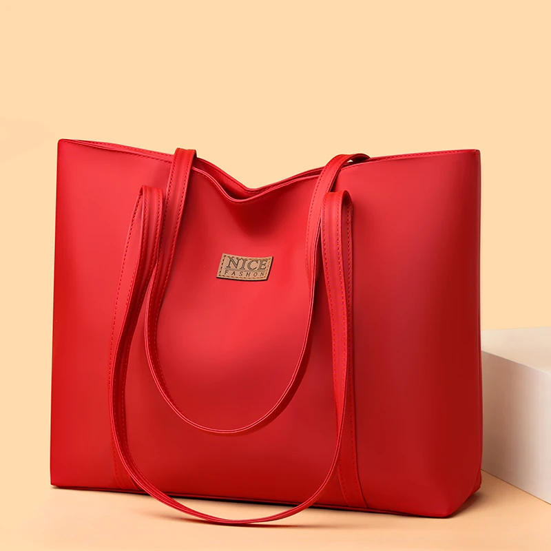 Women's tote bag, large capacity, handbag, multi pocket design, zipper closure, perfect for shopping, work, and daily travel