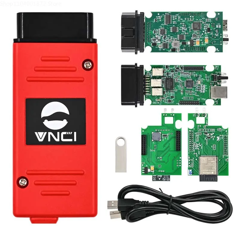 VAS6154A VNCI 6154A ODIS23.01 VAS 지원 CAN FD DoIP  드라이버 커버 전체 기능 5054a OBD2 자동차 진단 스캐너
