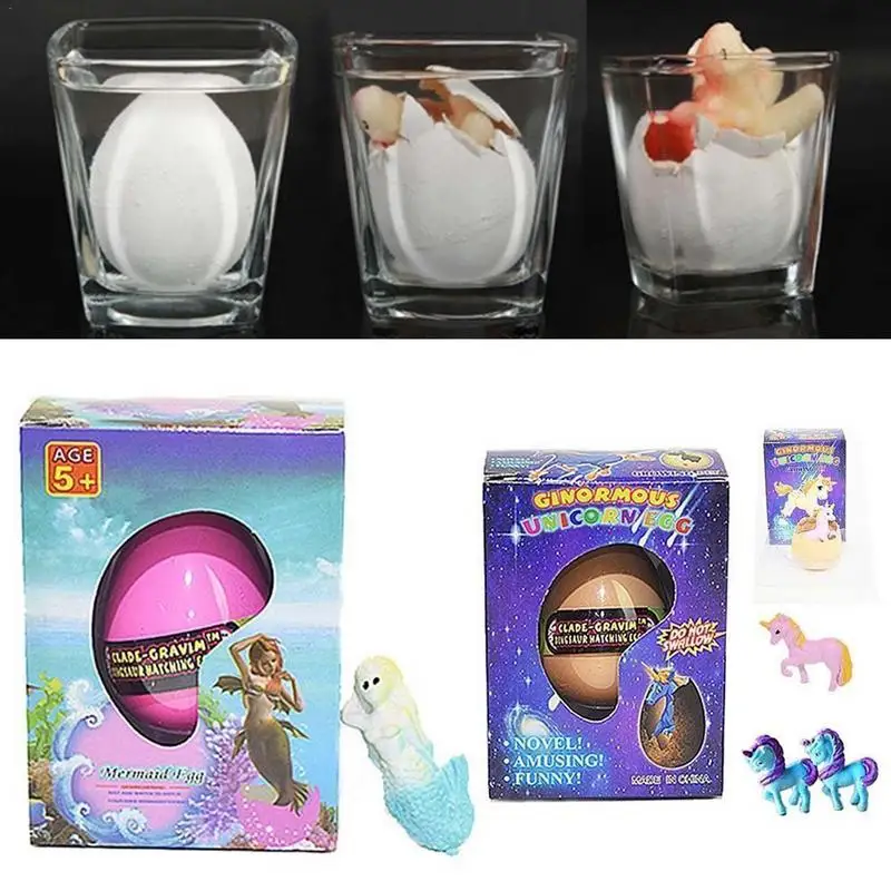 1pcs Magic Dinosaur Eggs Hatching In Water Growing Dinosaur Egg Animal Breeding Educational Toys For Children Kids Gifts