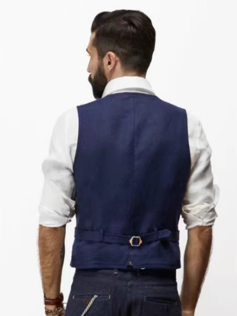 Рисунок 2 - Мужской повседневный льняной жилет