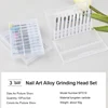 10pcs/Set Diamond Nail Drill Bit Grinder Electric Milling Cutters Pedicure Manicure Files Cuticle Burr Nail Tool ZZ10 6