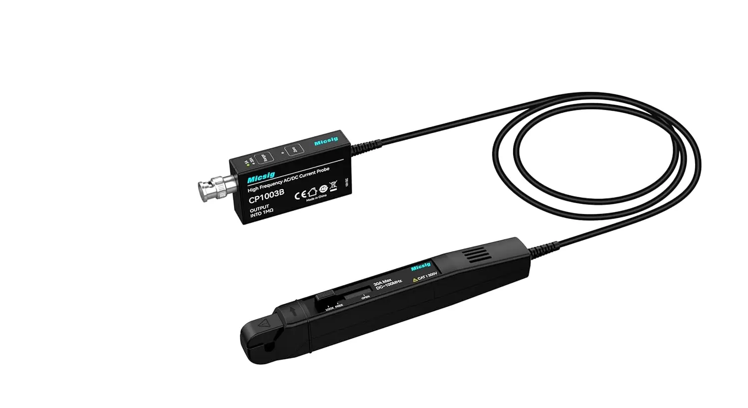High Frequency AC/DC Current Probe CP503B CP1003B Micsig High precision Oscilloscopes Current Probe Bandwidth DC~50MHz /100MHz oscilloscope probe