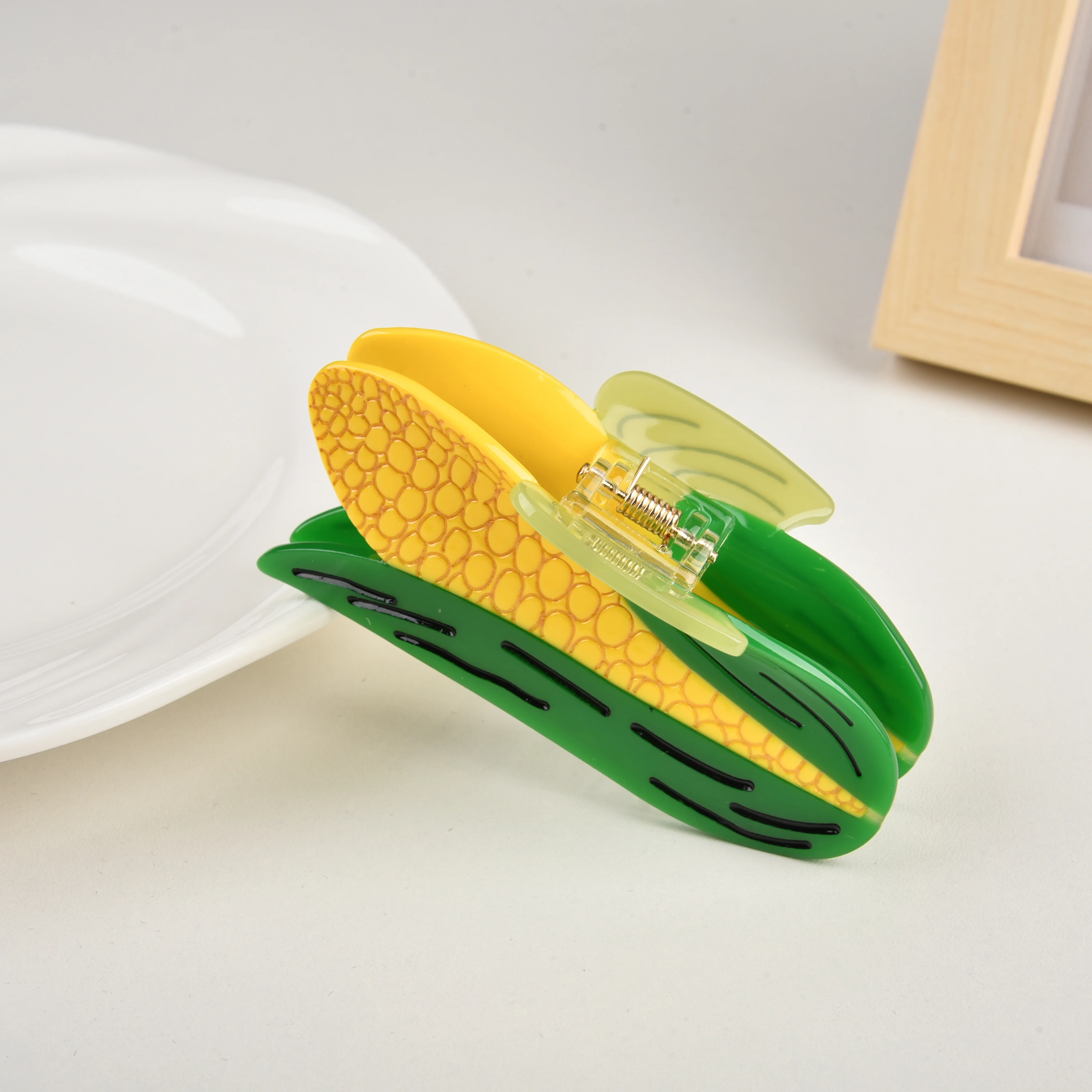 

DuoShang, новый дизайн, милая заколка для волос из ацетата кукурузы, роскошная Экологически чистая Заколка-краб, заколка для волос для женщин и девочек, аксессуары для волос