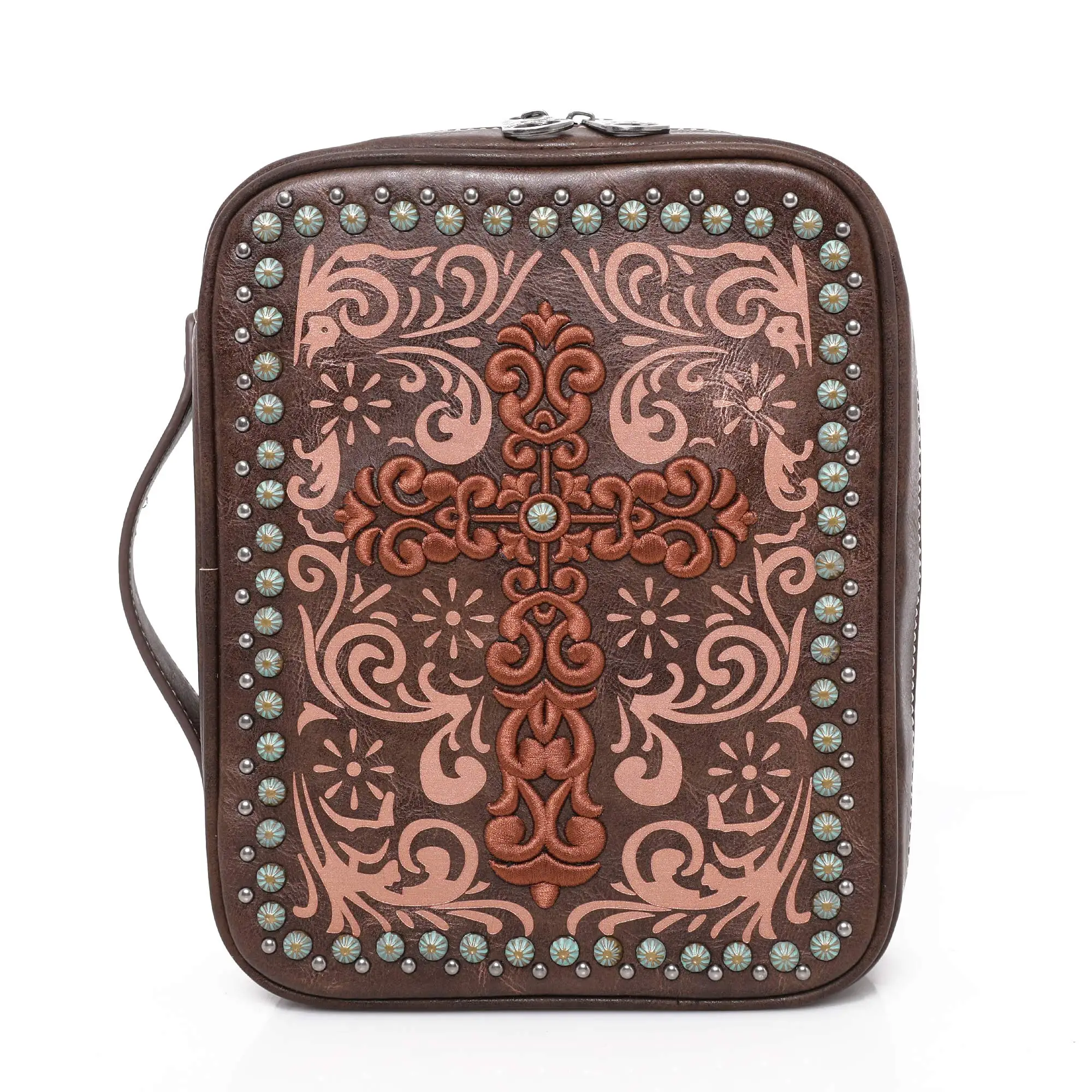 Genuine Leather Bible Bag Bible Cover Case Handbag for Women