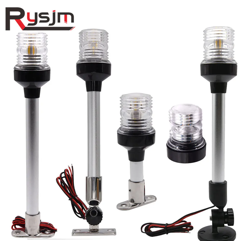Feux De Navigation LED étanches Pour Bateau, Yacht Marin, Kayak, Voilier, Ponton, Lampe De Signalisation Latérale Pour Port, 4 Pièces