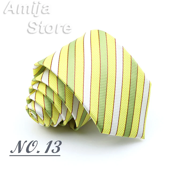 Klassische Herren-Krawatte mit Streifen, modische Krawatten, Marineblau, Jacquard, gewebt, brandneue Accessoires, Alltagskleidung, Krawatte, Hochzeit, Party, Geschenk für Männer – Detail 15