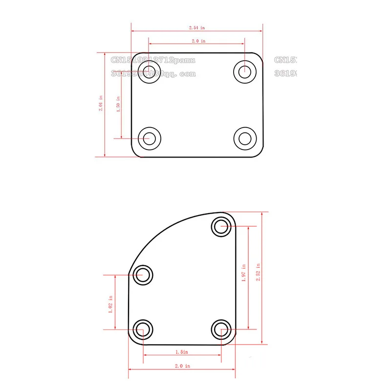 Guitar Accessories Guitar Neck Plate