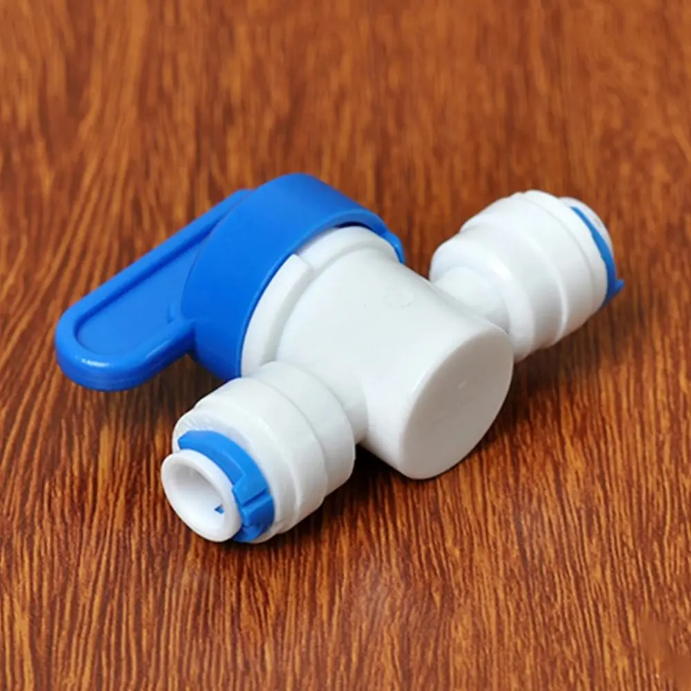 1Pcs Water Straight Plastic Ball Valve Male Female Thread 1/4" 3/8" Male 1/2" Female Reveser Hose Quick Connector