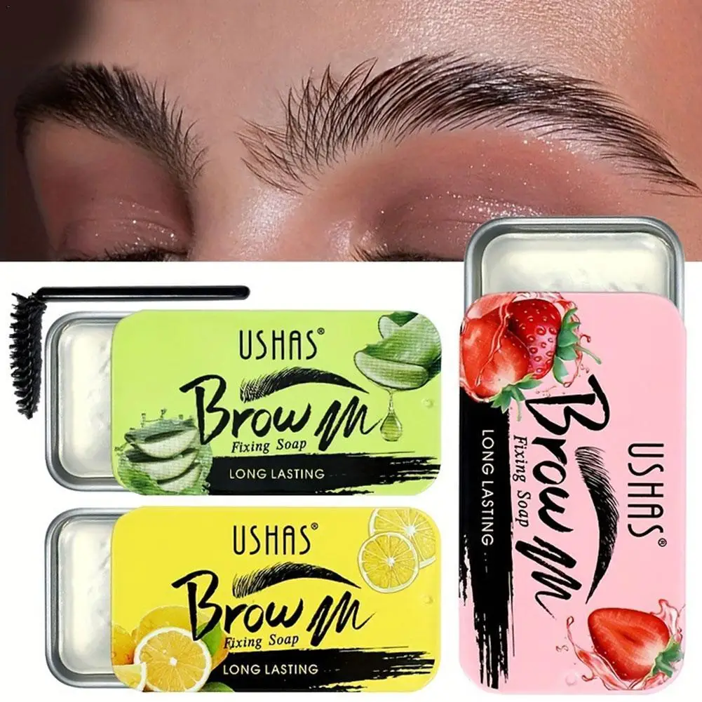 

Eyebrow Styling Gel For USHAS Transparent Waterproof Brows Wax Sculpt Soap 3D Long-Lasting Feathery Wild Brow Styling Cosmetics