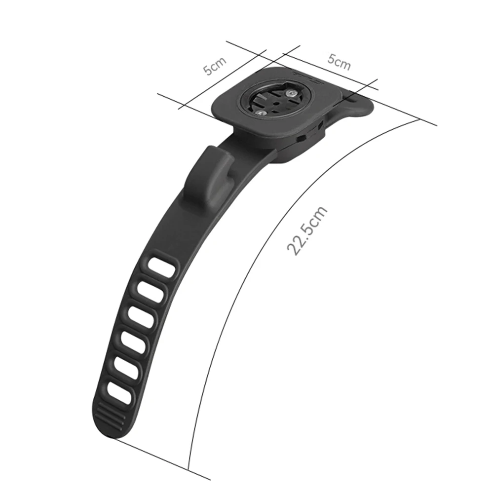 Silicone Bicycle Computer Mount Shockproof Cycling Extended Computer Mount Multi-Function Bike Computer Stand for MTB Road Bike