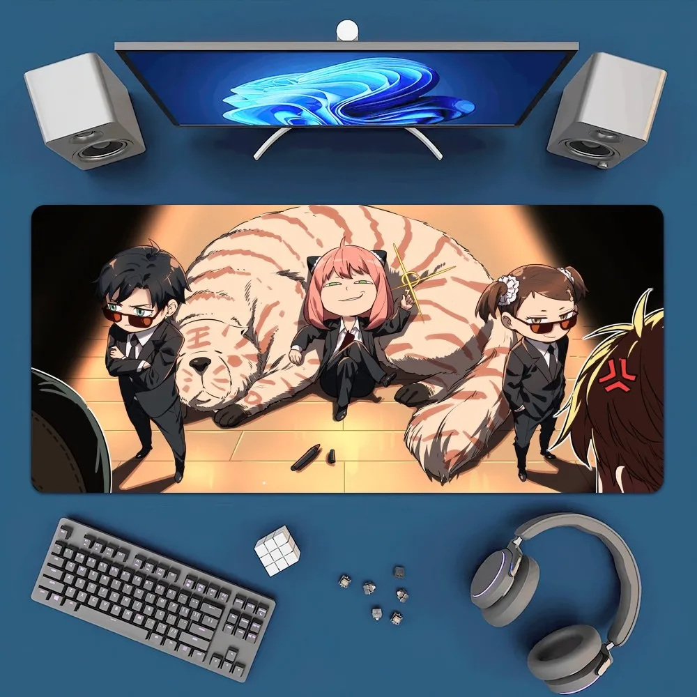 bilibili SPY x FAMILY 2 Anime Anya Mousepad Office Large Mouse Mat Keyboard Mats Rubber PC Computer Game Big Anti-slip Mice Mat 3