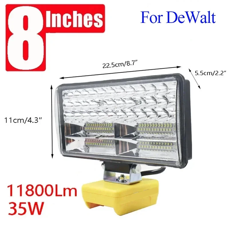 Outdoor Comping Led Licht Für Dewalt Für Milwaukee Für Makita Für Bosch 18V Batterie Scheinwerfer Arbeit Angeln Handheld Werkzeug Lampe – Detail 10