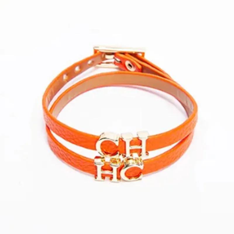 CH إكسسوارات عالية الجودة إنجلترا السيدات سوار معدني الموضة الكلاسيكية السيدات سوار سوار من الجلد تصميم عالي الجودة